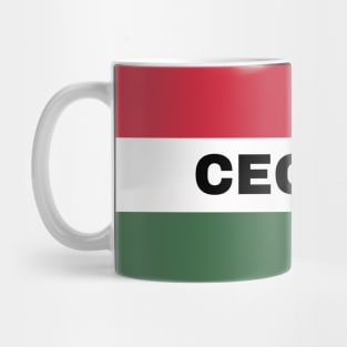 Cegléd City in Hungarian Flag Mug